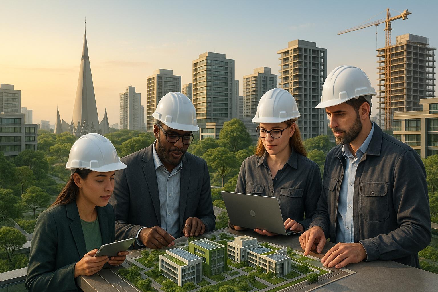 Engenharia com propósito em Maringá transforma vidas com projetos sustentáveis, inovação e compromisso social, promovendo desenvolvimento e qualidade local. (imagem gerada com inteligência artificial)