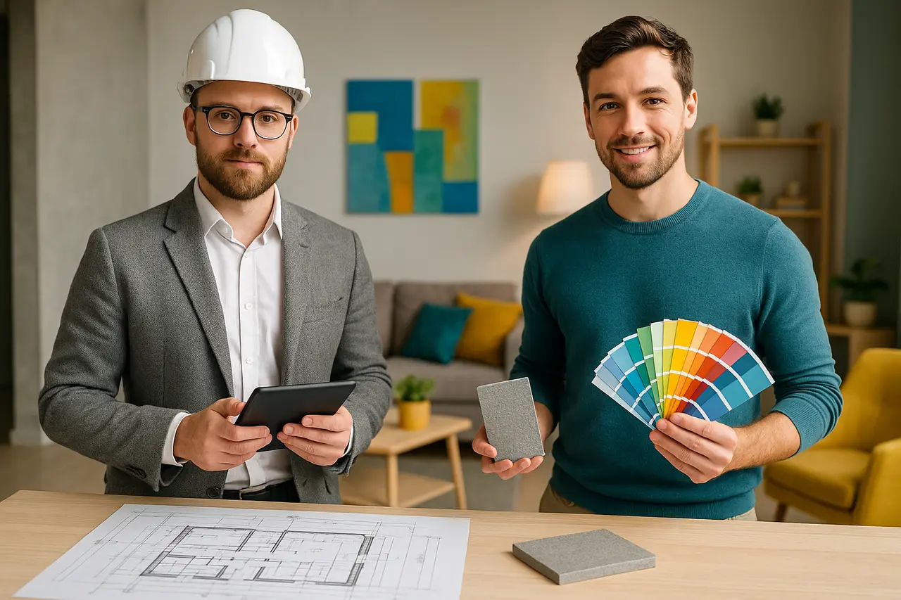 Como escolher entre arquiteto e designer de interiores em Maringá: guia completo