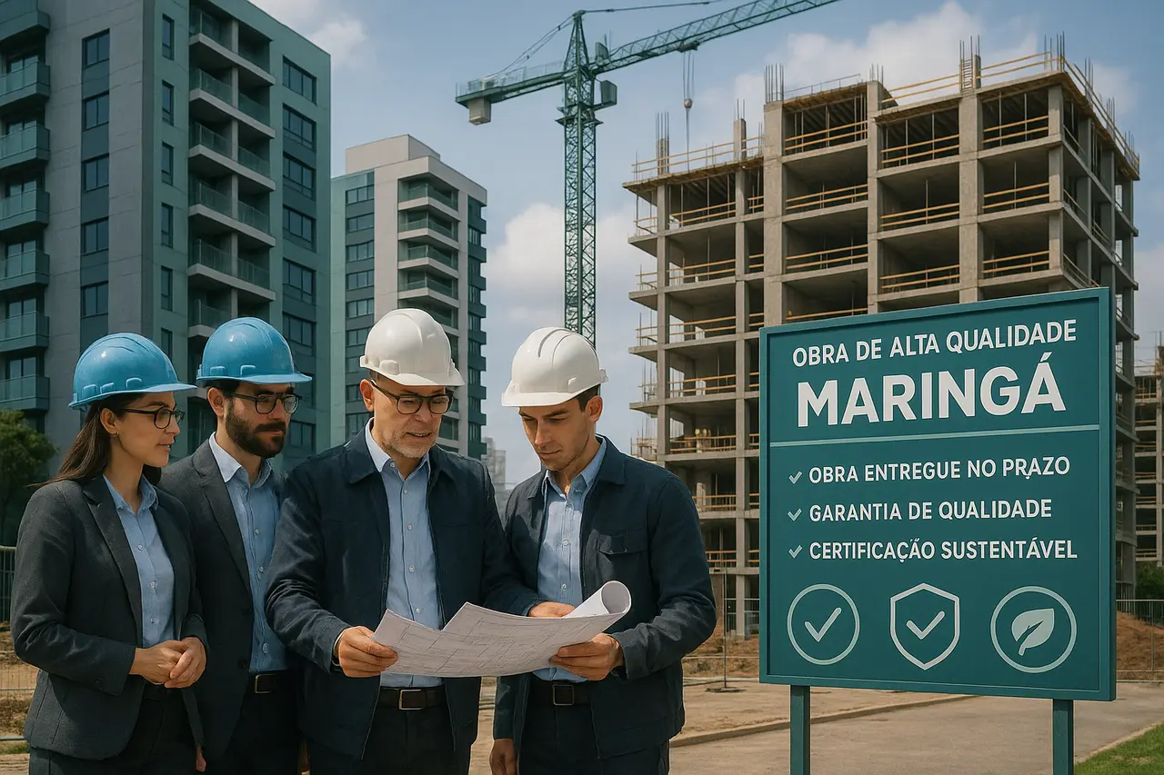 Construtora em Maringá: Obras de qualidade com garantia e sem atrasos