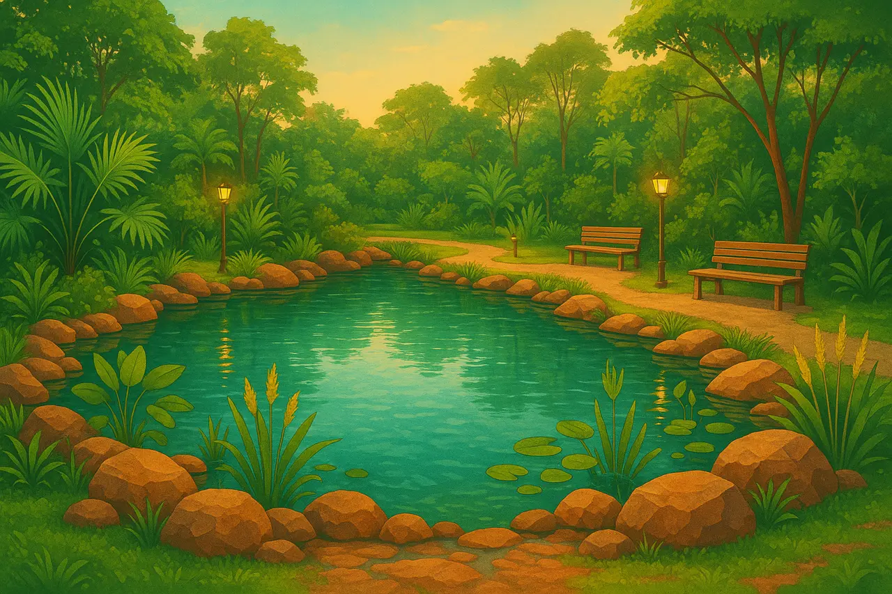 Projetos de lagos para lazer em Maringá: ideias criativas e custos detalhados