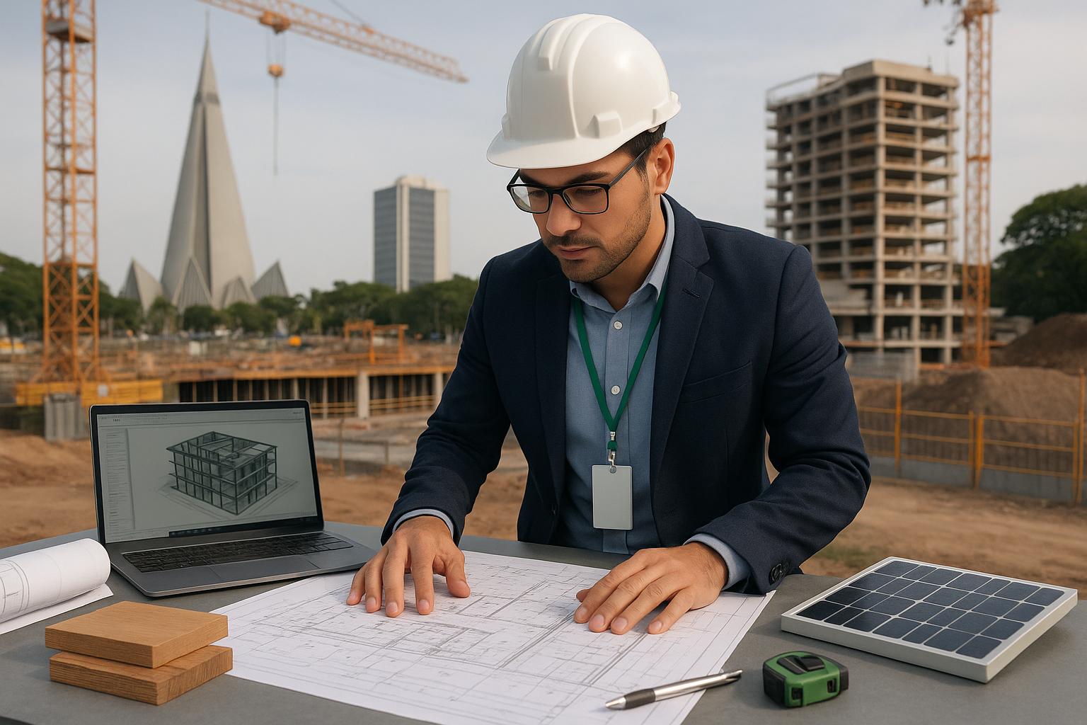 Como garantir obras bem executadas com arquiteto em Maringá: guia completo para planejamento, acompanhamento técnico, sustentabilidade e sucesso na obra. (imagem gerada com inteligência artificial)