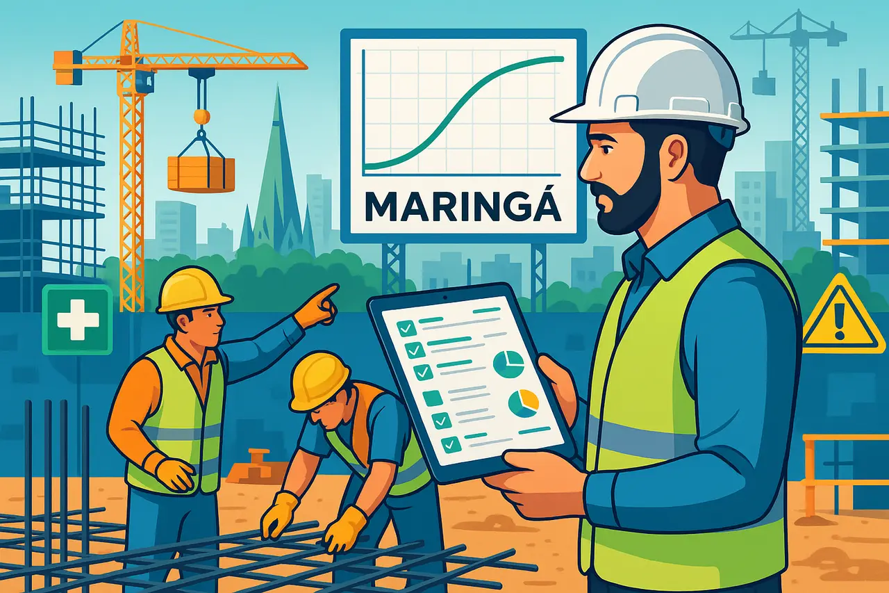 Estratégias da Ward para cumprir prazos e garantir segurança em obras locais em Maringá