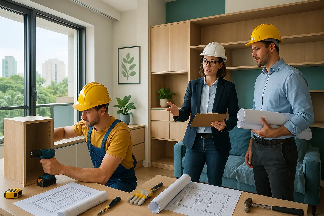 Reforma de apartamento em Maringá: dicas práticas para seu projeto seguro