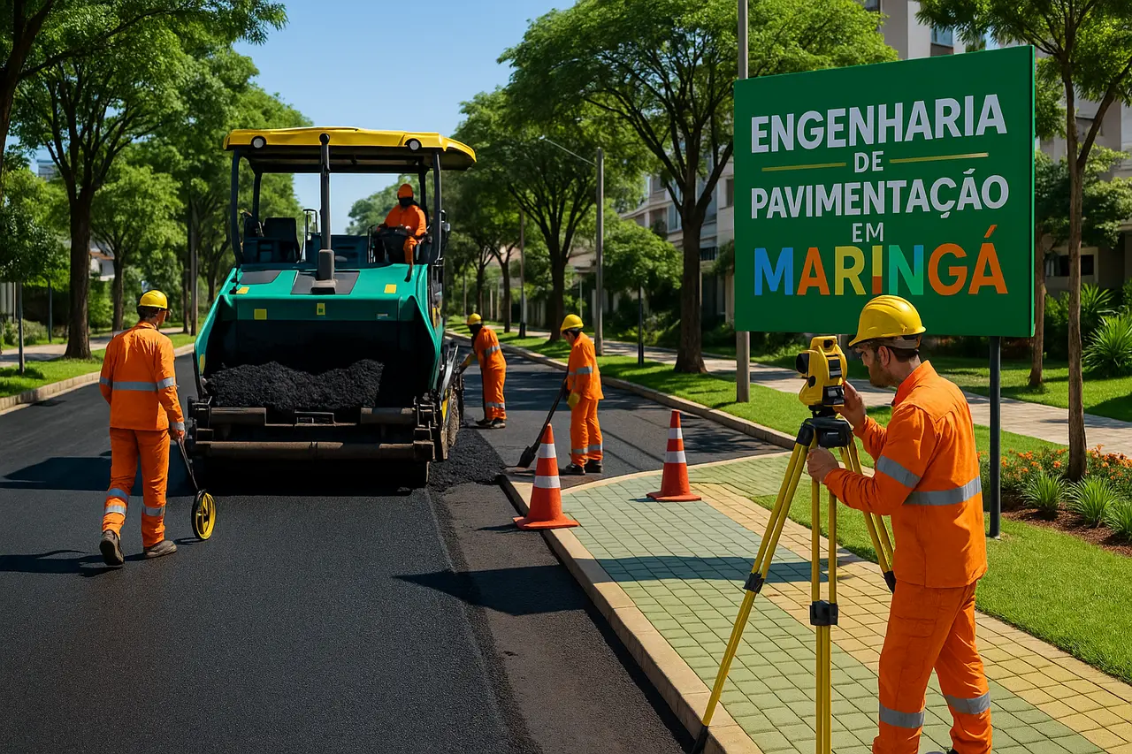 Engenharia de pavimentação em Maringá: guia completo de projetos e aplicações