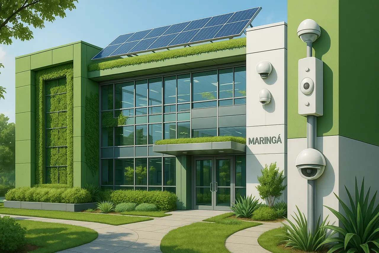 Projetos de sedes corporativas em Maringá com inovação e sustentabilidade